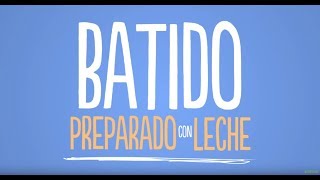 Batido preparado con leche