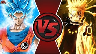 GOKU vs NARUTO ANIME MOVIE! (Naruto vs Dragon Ball Super Movie) | Cartoon Fight Animation