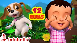 Dagudu Moothalu – Hide and Seek Game | Telugu Rhymes for Children | Infobells