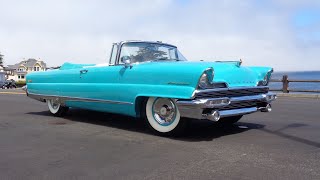 1956 Lincoln Premiere Convertible in Taos Turquoise \u0026 Ride on My Car Story with Lou Costabile