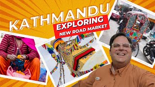 Exploring Kathmandu, Nepal🇳🇵Thamel to New Road Market🇳🇵 I get so lost!  -   4K