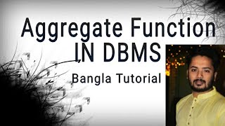 Aggregate function | IN DBMS |Bangla tutorial
