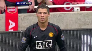 Cristiano Ronaldo Vs Arsenal Away HD 720p (03/11/2007)