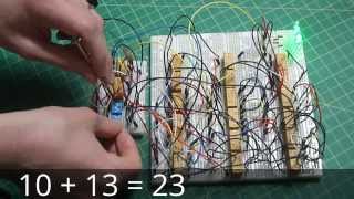 4-Bit Binary Adder Using Relays