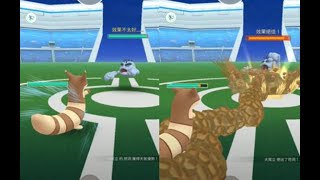 《Pokemon GO》大尾立與阿羅拉小拳石對戰!