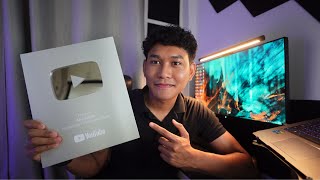 UNBOXING SILVER PLAY BUTTON! with @AfiqAdnan