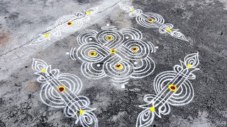 Friday rangoli designs muggulu borders daily use rangoli muggulu kolam sukravaram muggulu