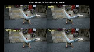 [CVPR 2023] Demo of Video Frame Interpolation Based on EMA-VFI