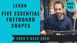 Five Essential Fretboard Shapes For Bass Guitar (No.67)