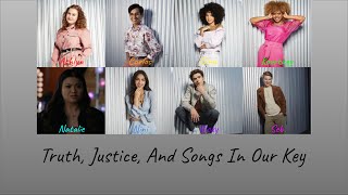 Truth, Justice, And Songs In Our Key lyrics (Color Coded)