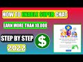 How To Enable Super Chat On YouTube 2022🤑 | Step By Step | Super Chat Enable Kaise Kare | Earn Money