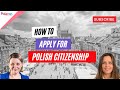 How to Apply for Polish Citizenship