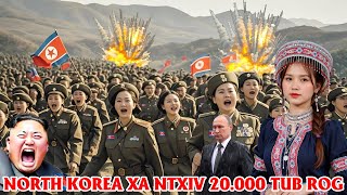 RUSIA-UKRAINE 25/12: KIM JONG UN PHOV SIAV TUAG, NPAJ XA 20.000 TUB ROG RIAM PHOM PAB PTIN