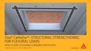 Sika® CarboDur® Externally bonded CFRP plates