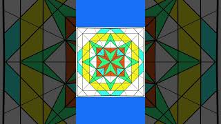 Creative Symmetrical Design #shorts #youtubeshorts #shortsvideo  #procreate #digital #art