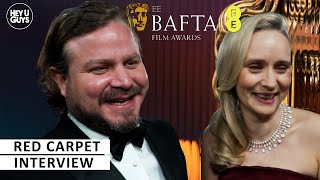 Brady Corbet \u0026 Mona Fastvold - The Brutalist | 2025 BAFTA Red Carpet Interview