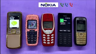 Nokia Ringing Call / Incoming call Nokia 3310 + Nokia 8800 + Nokia 1187 + Nokia 2600 + Nokia 1200