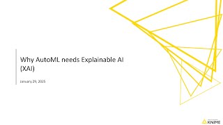 Why AutoML needs Explainable AI?