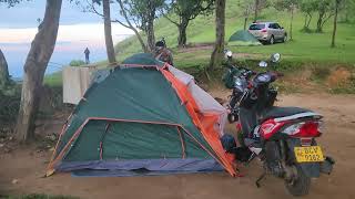 මෙක බලන් නැතිව වාහනෙ හුලංගල යන්න එපා Camping at hulangala | Mini World's end