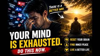 Your Mind Is Exhausted. Do This for 10 Minutes a Day | Digital Detox Motivation