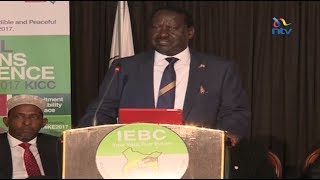 ODM leader Raila Odinga accuses IEBC of underhand deals in ballots tender