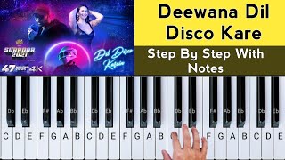 Dil Disco Karein Piano Tutorial | Step By Step With Notes | Himesh Reshammiya