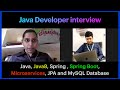 Fantastic Java Developer Interview - 3 Years Experience