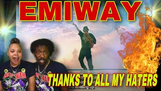 FIRST TIME HEARING EMIWAY - THANKS TO MY HATERS (OFFICIAL MUSIC VIDEO) REACTION #emiway