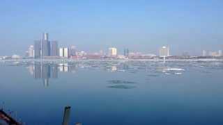 Timelapse Detroit Skyline