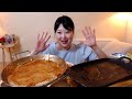 크림소스 가득 부은 엽떡 바삭치즈만두 달달한 엽봉 치킨 먹방 cream ttokbokki sweet soy chicken cheese dumplings mukbang