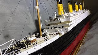 Miniatur Kapal RMS Titanic // Details dan realistis . skala 1:185 . Indonesia hand made