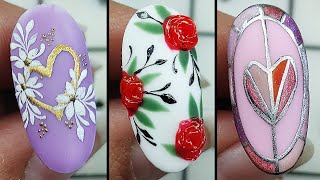 Valentine day nail art compilation | Beautiful nails designs | Satisfying nail art compilation