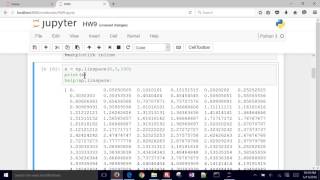 Plots in Python with Numpy and Matplotlib