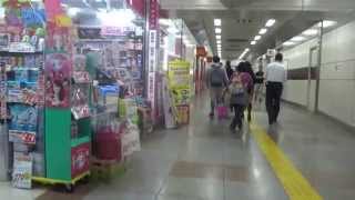 ＪＲ秋葉原駅　東西自由通路を歩く　2014.5.12 Akihabara Station