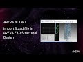 FAQ 031 - AVEVA Bocad - Import Staad file in AVEVA E3D Structural Design [with captions]