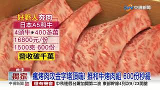 中秋烤肉豪奢食材! 業者推和牛 1份1.7萬全賣光│中視新聞 20200921