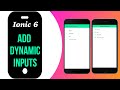 Ionic Angular - Add Input Forms Dynamically