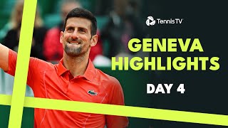 Djokovic Makes Geneva Debut; Fritz vs Michelsen; Ruud Begins Campaign | Geneva 2024 Highlights Day 4