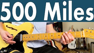 Proclaimers 500 Miles Guitar Lesson + Tutorial + TABS