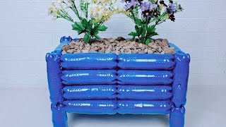 How to Make Beautiful Flower Pots from Plastic Bottles