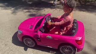 Tobbi Licensed Mercedes Benz 12V Kids Ride On Car With Remote Control MP3 Pink Review
