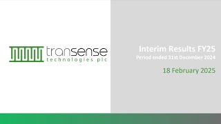 TRANSENSE TECHNOLOGIES PLC - Interim Results