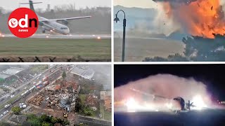 Dramatic Footage Captures Plane Disasters From December 2024