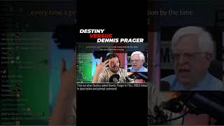 Destiny Debates Dennis Prager In Front Of Crying High School Kids