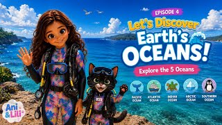 🌊 Let’s Discover Earth’s Oceans! | Episode 4 | Geography for Kids with Ani & Lili