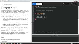 Facebook interview question: recursion: encrypted words