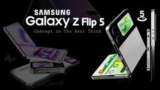 Samsung Galaxy Z Flip 5 '5G' Concept Mobile | Android 14 OS, Snapdragon 8 Gen, 44W & 50MP Camera