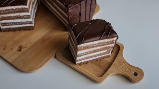 Soft Chocolate Cake Recipe /Шоколадтай зөөлөн бялуу хийх жор/ 부드러운 초콜릿 케이크 레시피