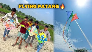 Khatarnak PatangBaazi Ho Gayi 🔥 Zeeshan Flying New Patang 😍