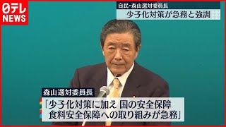 【少子化対策】自民・森山選対委員長「挑戦しないと国が危うく…」